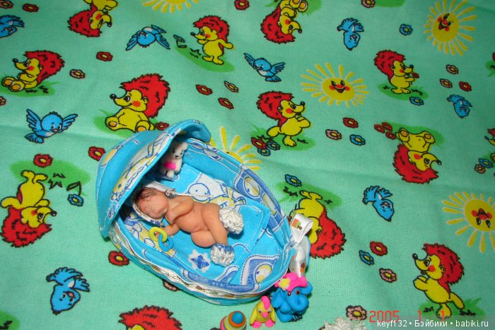 Матвей - авторская мини кукла Ланы