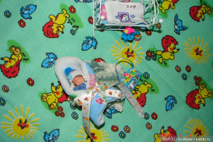 Матвей - авторская мини кукла Ланы