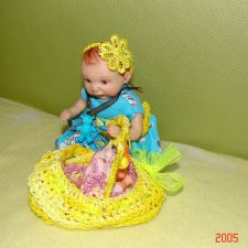 Златочка-авторская кукла от Юлии Горшковой