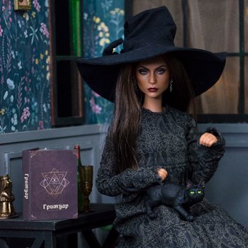 Ведьма ООАК из Лары Крофт - Фотосессия на Хэллоуин