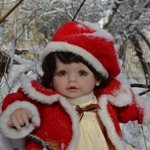 За корзинкой подснежников... Кукла Adora