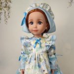 Платье Лена для кукол Любимая Подружка Max&Jessi 37см