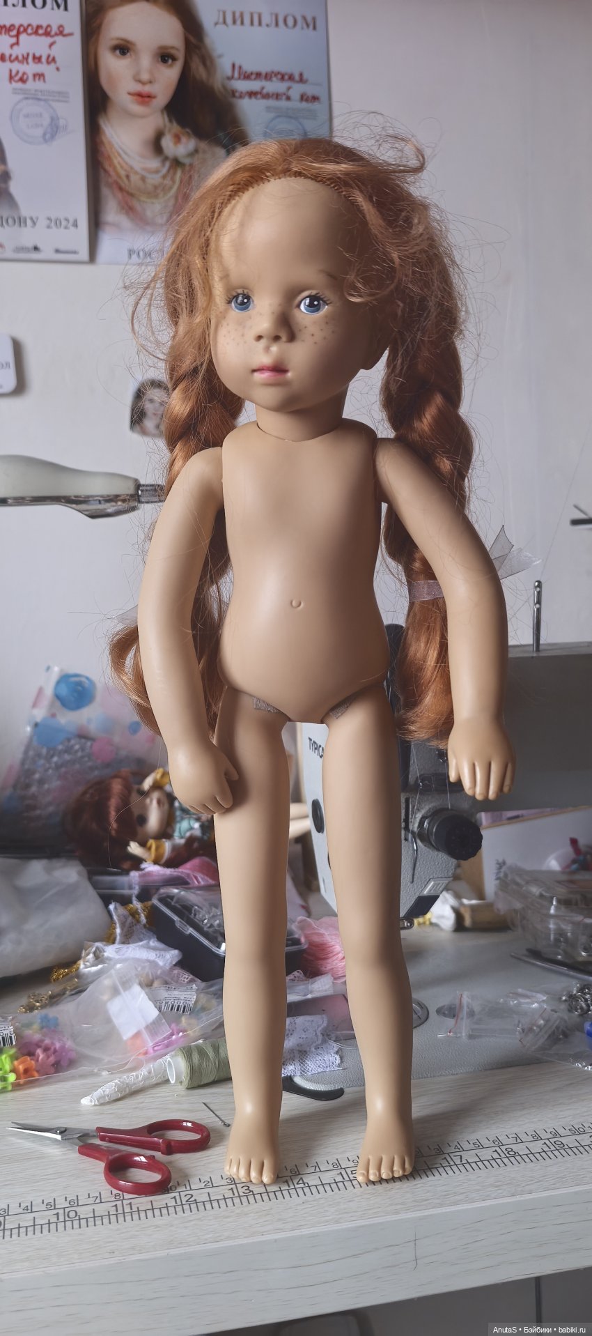 Как сделать куклу устойчивой без перетяжки (фото 9)