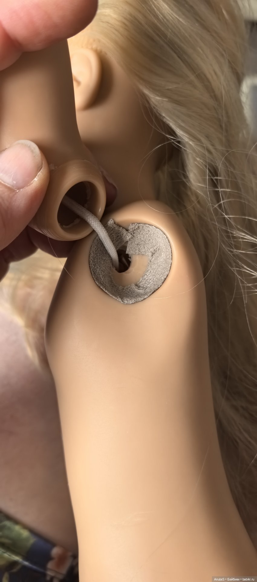 Как сделать куклу устойчивой без перетяжки