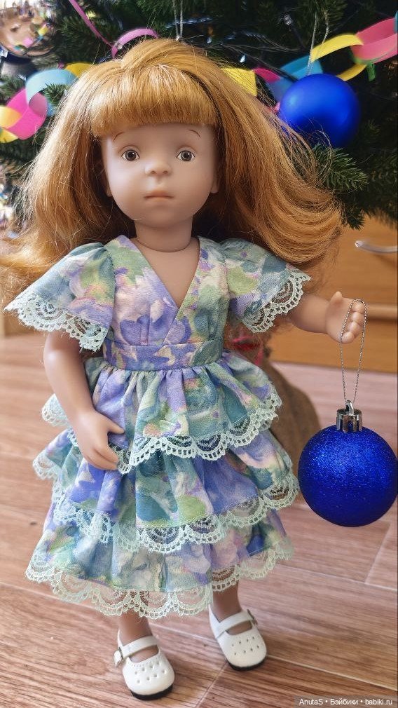 Платья Январь для кукол Сильвии (фото 5)