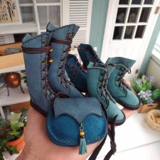 Кожаная обувь на Minifee (active, стопа 5.5 см, сапожки, ботинки) - обновлено 4.02