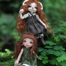 Корица и Никси в лесу (Realfee)