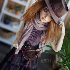 Cowgirl в фиолетовых тонах - авторский наряд для Минифи