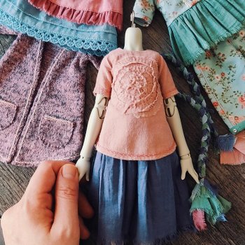 Наряд для дракончика-гортензии!