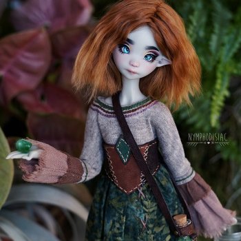 Собирательница морских стеклышек - авторский наряд для куклы 1/6