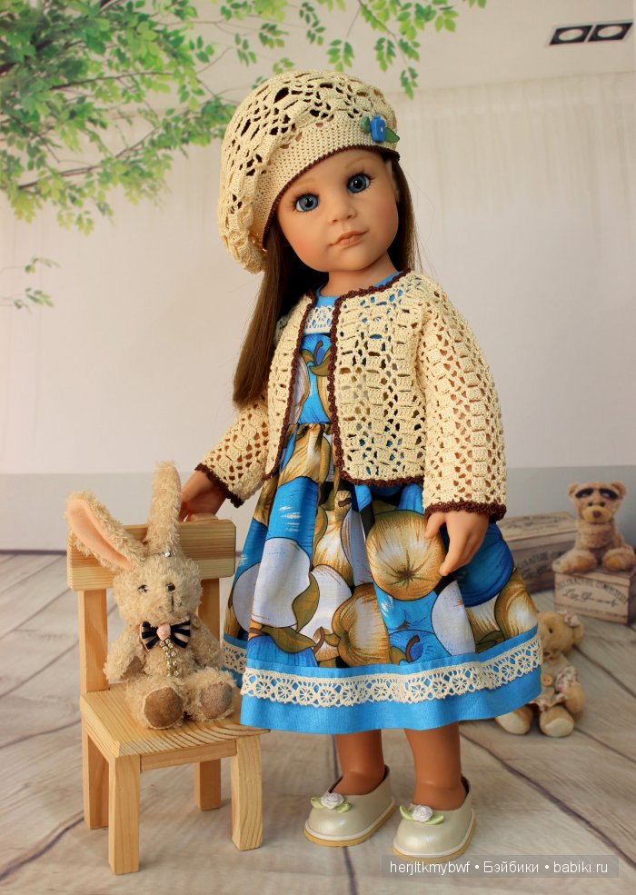 Вот такая обновка. Не по сезону... Кукла Готц - Женечка | Бэйбики Вот такая обновка. Не по сезону... Кукла Готц - Женечка