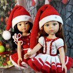 Идет,идет Новый год! Наряды Паолочкам к ёлочке.