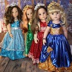 Мои принцессы - Наряды к празднику. Куклы Gotz