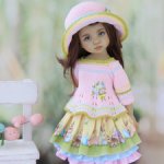 Одежда для куклы Little Darling Дианны Эффнер - Пасхальный №3