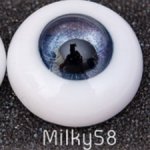 Глаза 12 мм Enchanted Doll Milky #58