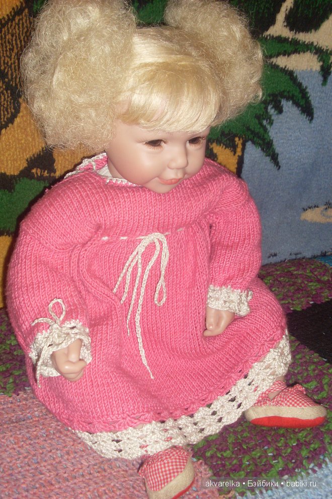 Вязаное платье