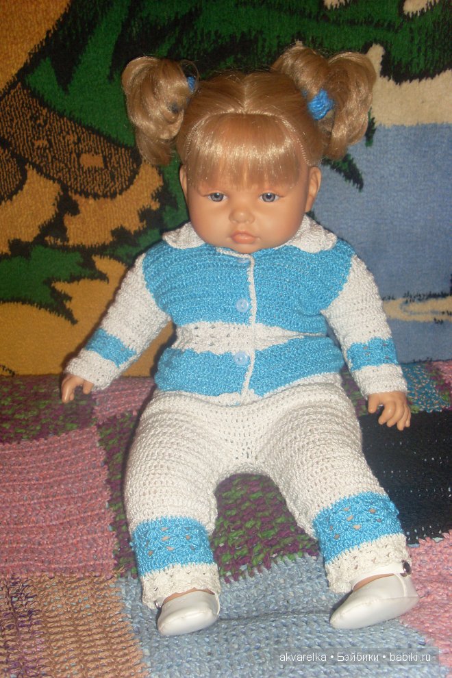 Вязаный костюм №1