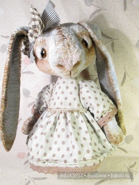 Вот такие плюшевые зайцы. Игрушки ручной работы Инны Будагян (фото 2)