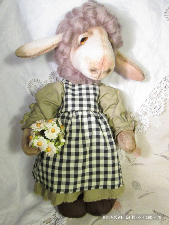 Немножко овечек. Игрушки ручной работы (фото 5)