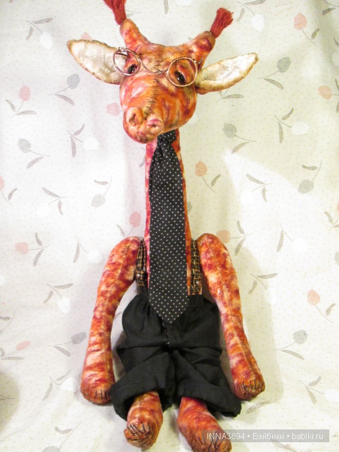 Сегодня все о жирафах. Игрушки ручной работы Инны Будагян (фото 4)