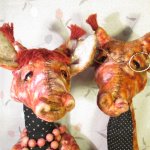 Сегодня все о жирафах. Игрушки ручной работы Инны Будагян