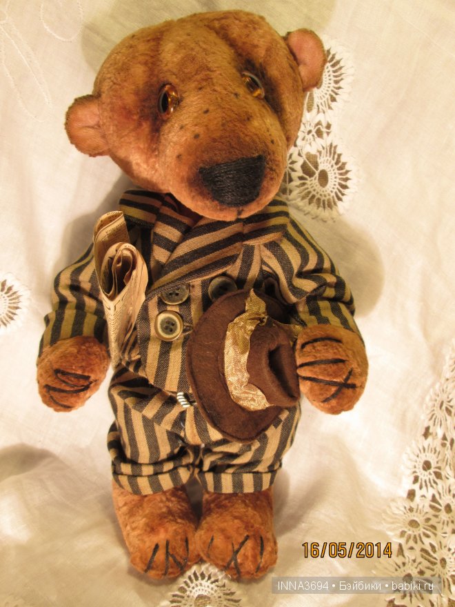 Медведи плюшевые. Игрушки ручной работы Инны Будагян (фото 5)