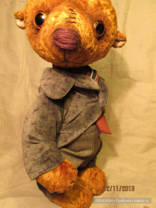Медведи плюшевые. Игрушки ручной работы Инны Будагян (фото 6)