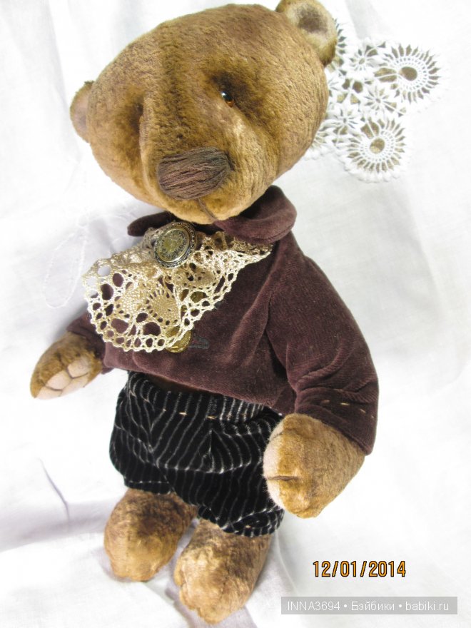 Медведи плюшевые. Игрушки ручной работы Инны Будагян (фото 3)