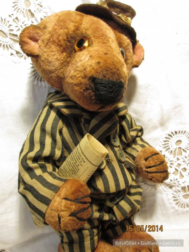 Медведи плюшевые. Игрушки ручной работы Инны Будагян (фото 4)