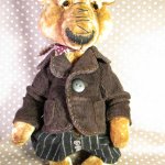Новый плюшевый медведь Игрушки ручной работы Инны Будагян