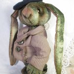 Зайцы плюшевые, домашние. Авторские игрушки Инны Будагян