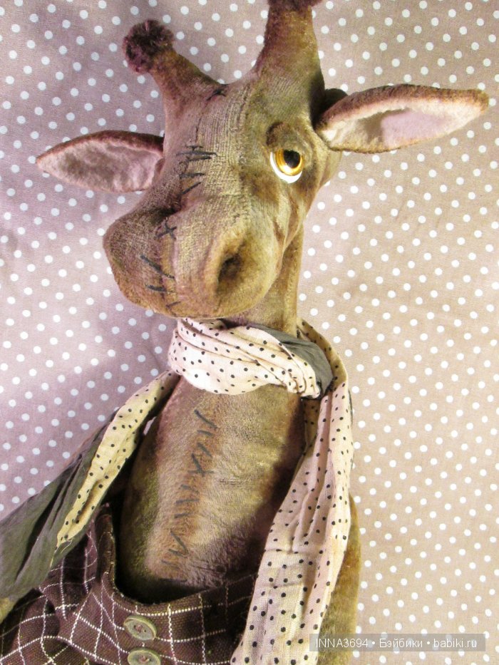 Жирафик. Игрушки ручной работы Инны Будагян (фото 5)