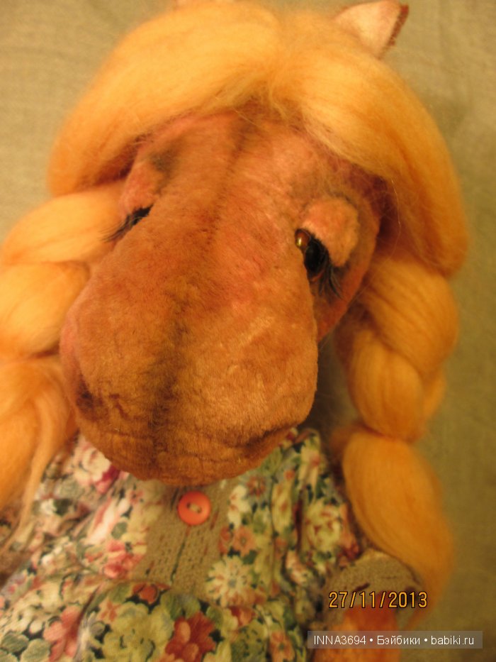 Лошадь плюшевая в мехах и не только. Игрушки ручной работы Инны Будагян (фото 4)