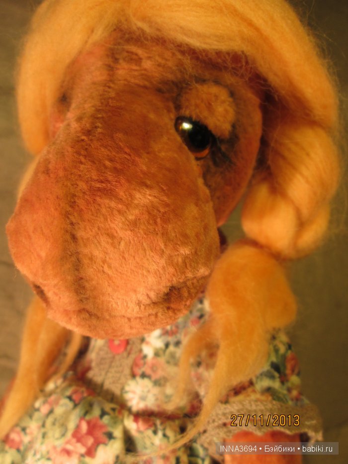 Лошадь плюшевая в мехах и не только. Игрушки ручной работы Инны Будагян (фото 6)