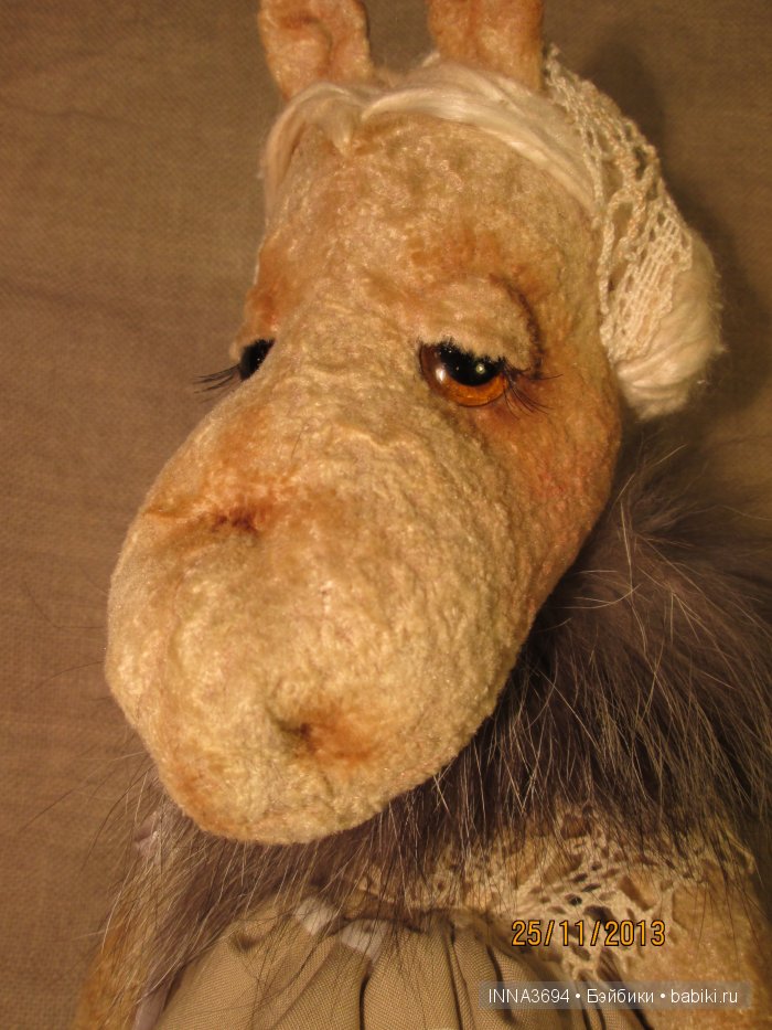 Лошадь плюшевая в мехах и не только. Игрушки ручной работы Инны Будагян