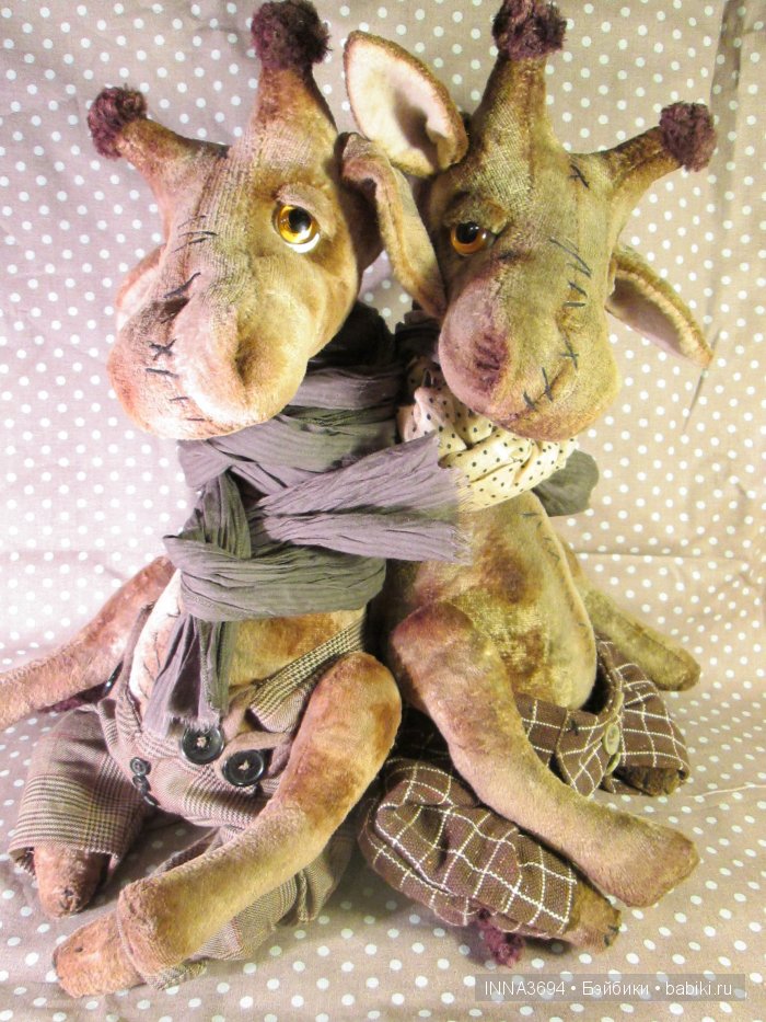 Один жираф хорошо, а два лучше. Игрушки ручной работы Инны Будагян (фото 2)