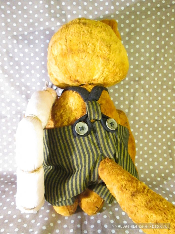 Кот с колбасой. Авторские игрушки Инны Будагян (фото 4)