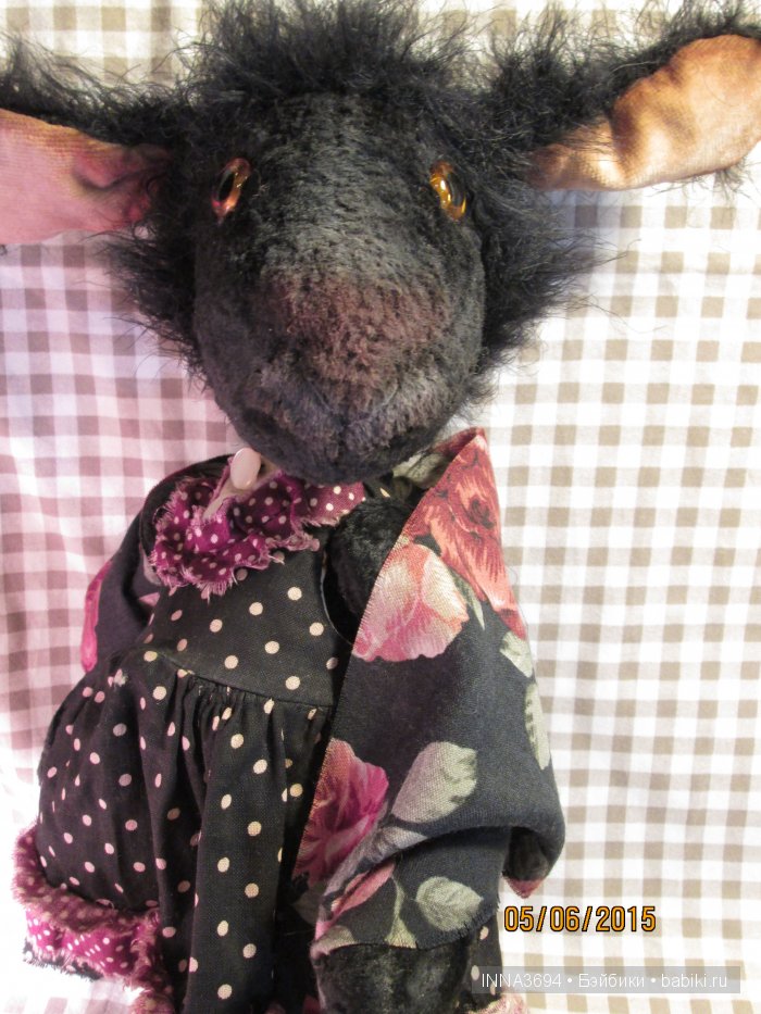 Овца с шалью. Игрушка ручной работы