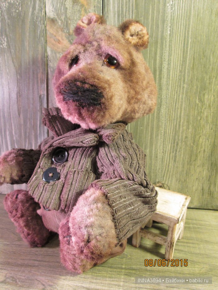 Медведь. Авторские игрушки Инны Будагян (фото 3)