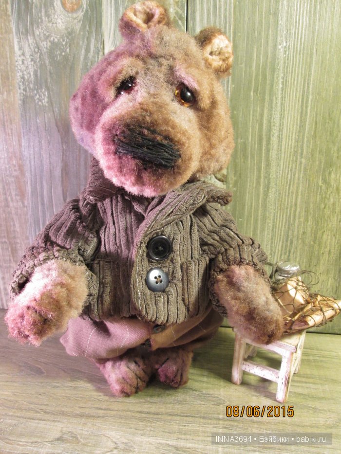 Медведь. Авторские игрушки Инны Будагян (фото 2)