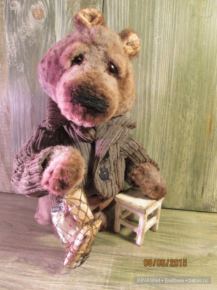 Медведь. Авторские игрушки Инны Будагян