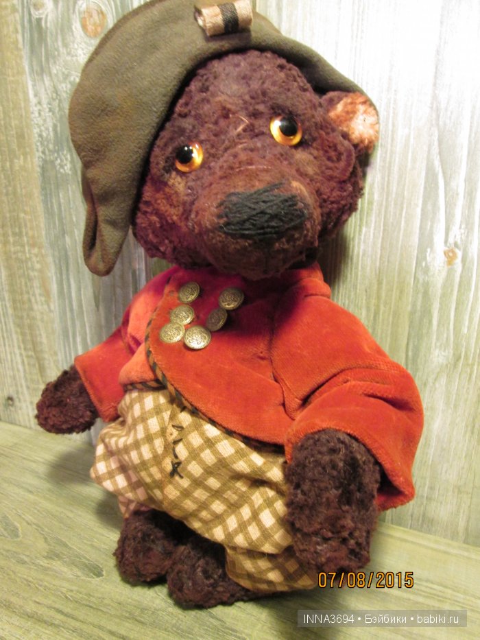 Медведь тедди с барабаном (фото 2)