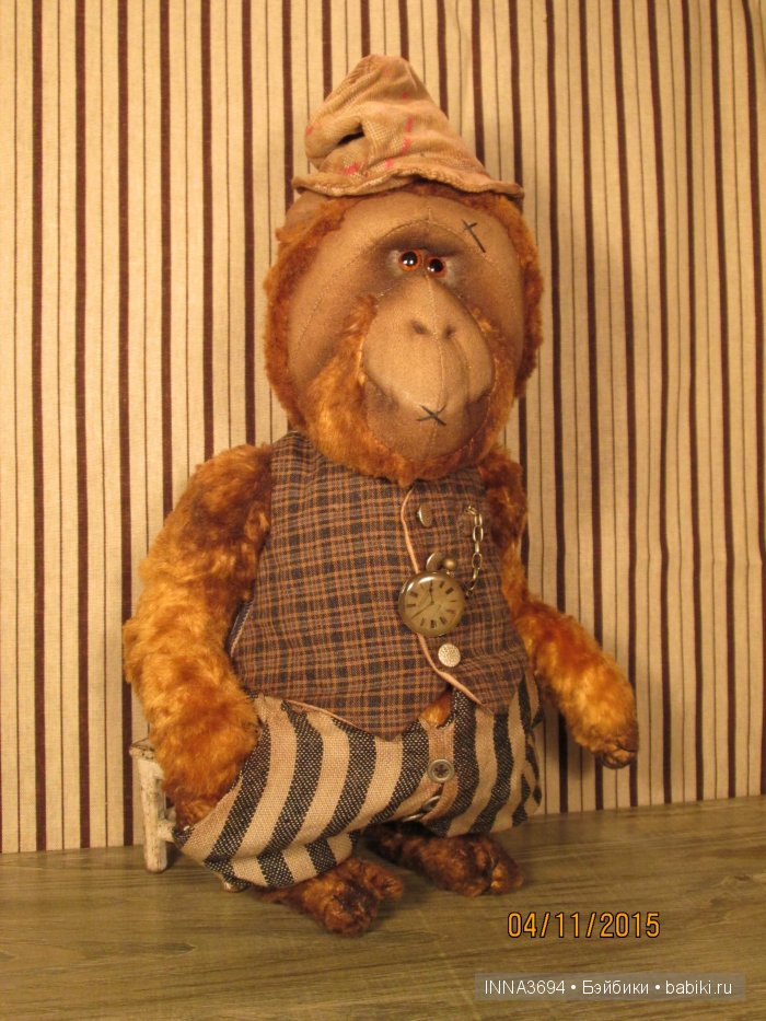 Обезьяны, игрушки ручной работы (фото 5)