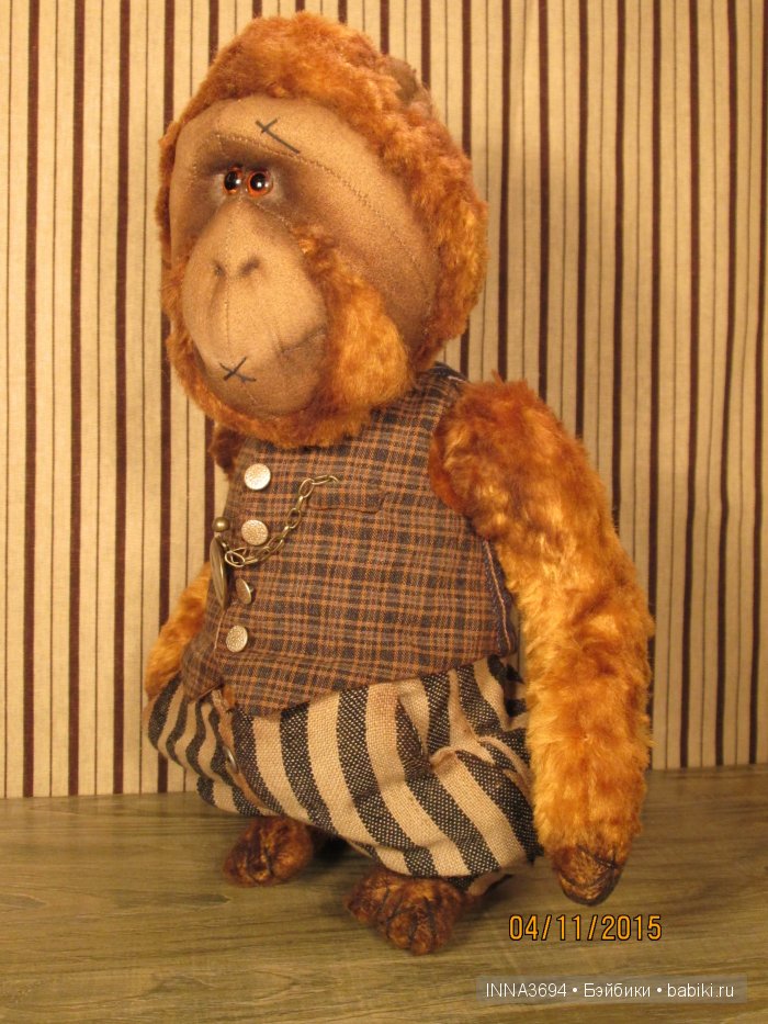 Обезьяны, игрушки ручной работы (фото 4)