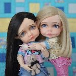 Две подружки - две сестренки. Под занавесом конкурса "Две подружки"