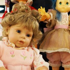 Небольшая выставка кукол на Благотворительном фестивале г. Абакан, 2016