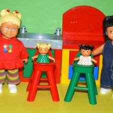 Набор с куколками Lego Duplo, 1991 года.