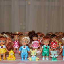Маленькие куколки с питомцами Herzchen & Küsschen, 90 годы