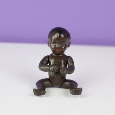 Винтажная куколка-негритенок Schildkrot, высота 10 см