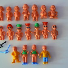 Маленькие человечки из яиц, высота 3-4,5 см